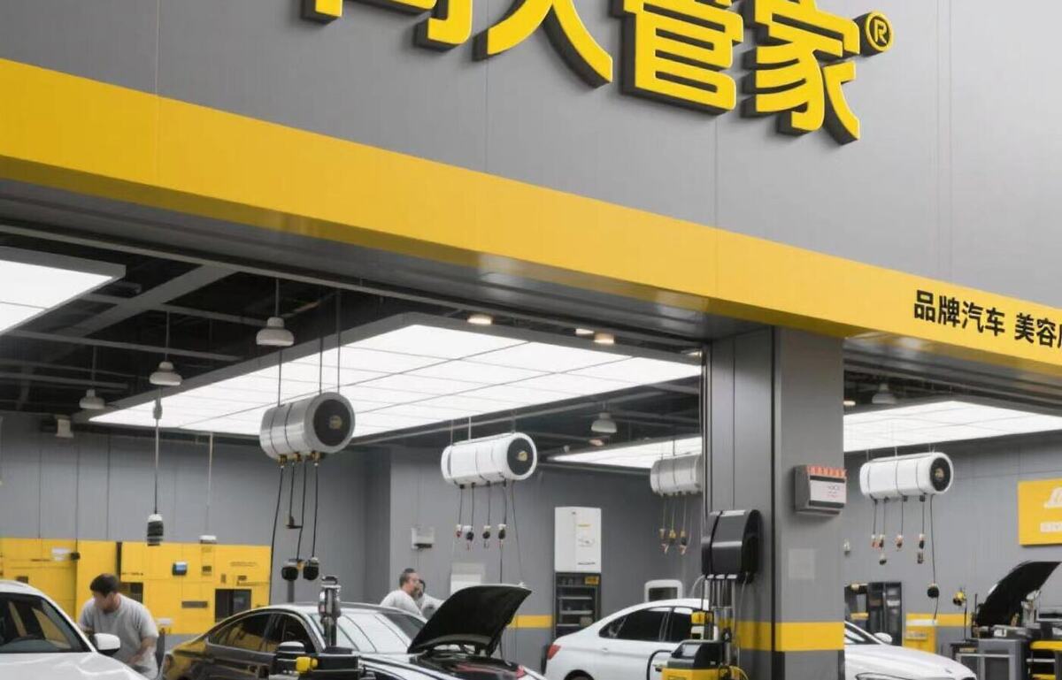 同人管家门店员工施工场景